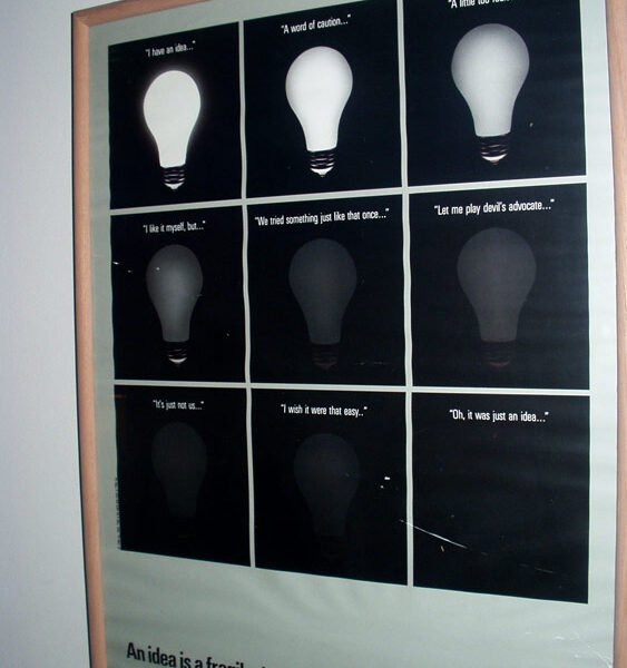 Shedding Light on Presenting a New Idea